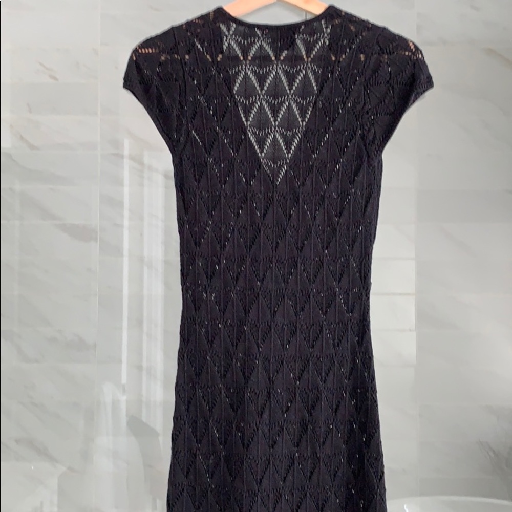 Vintage Pink Tartan knit dress - Picture 1 of 8